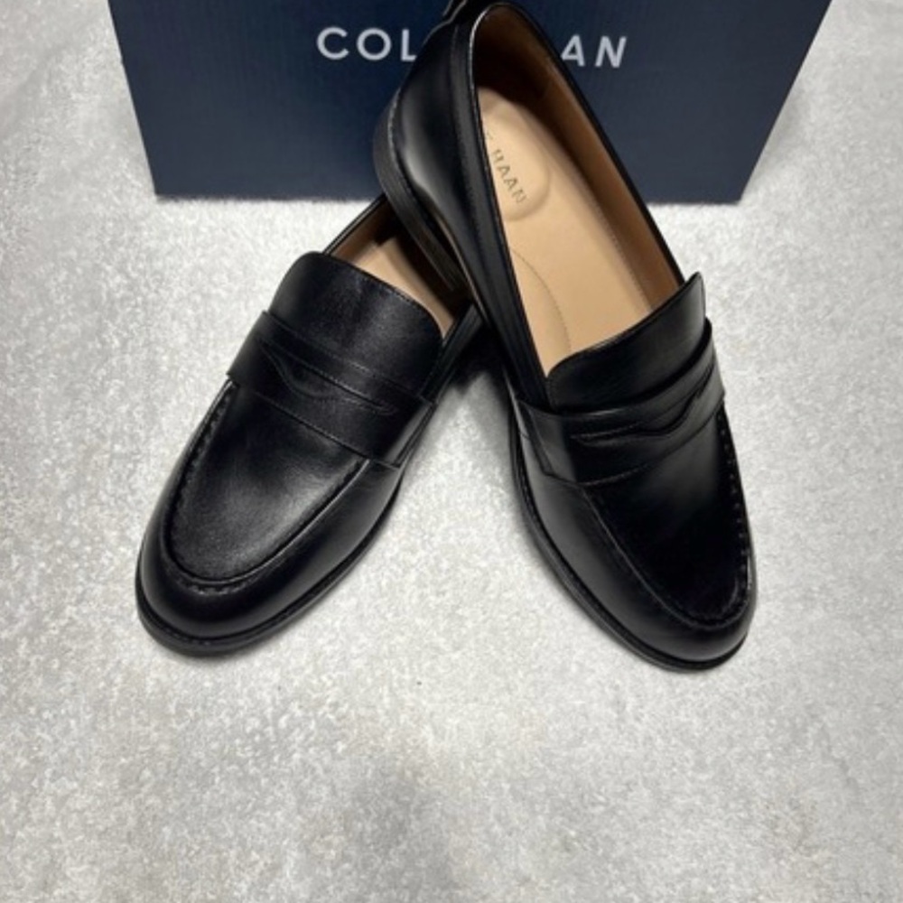 Cole Haan Stassi Penny Loafer Women's Size 8B  Black Leather New In Box